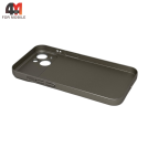 Чехол для iPhone 15 AG Glass+MagSafe, серого цвета