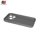 Чехол для iPhone 15 Pro  AG Glass+MagSafe, серебристого цвета