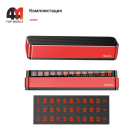 Baseus Автовизитка ACNUM-B09, красный
