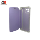 Чехол-книга для Samsung A03 с усиленными углами, лавандового цвета