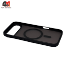 Чехол для iPhone 17 Air пластиковый с MagSafe, черного цвета, Pixels