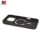 Чехол для iPhone 17 Pro Max пластиковый с MagSafe, серого цвета, Pixels