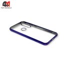 Чехол для Huawei Y6P силиконовый с синим ободком