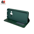 Чехол-книга для Xiaomi Redmi A3 в бок, зеленого цвета