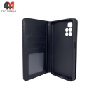 Чехол-книга для Xiaomi Redmi 10 в бок, черного цвета