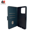 Чехол-книга для Honor X5C/X5C Plus шов, зеленого цвета, Case