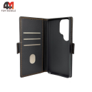 Чехол-книга для Samsung S26 Ultra шов, черного цвета, Case