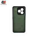 Чехол для Honor X8D Silicone Case, темно-зеленый