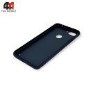 Чехол для Xiaomi Mi 8 Lite силиконовый, стразы, синего цвета