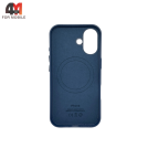 Чехол для iPhone 17 Leather Case+MagSafe, Sea Blue