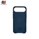 Чехол для iPhone 17 Air Leather Case+MagSafe, Sea Blue