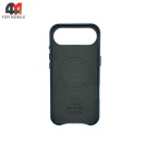 Чехол для iPhone 17 Air Leather Case+MagSafe, Forest Green