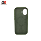 Чехол для iPhone 17 Silicone Case Premium+MagSafe, Light Moss