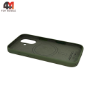 Чехол для iPhone 17 Silicone Case Premium+MagSafe, Light Moss