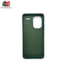 Чехол для Xiaomi Redmi Note 13 Pro Plus 5G Silicone Case, темно-зеленого цвета