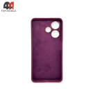 Чехол Infinix Hot 30 4G Silicone Case, цвет марсала