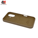 Чехол для Iphone 16 Silicone Case, 76 песочный