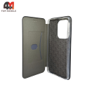 Чехол-книга для Xiaomi Poco M6 4G/Redmi 13 4G бок ракушка, черного цвета