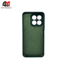 Чехол для Honor X6B 4G Silicone Case, темно-зеленого цвета
