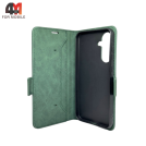 Чехол-книга для Samsung A56 зеленого цвета, Case