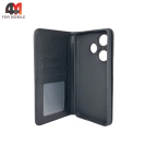 Чехол-книга для Xiaomi Poco F6 5G в бок, черного цвета