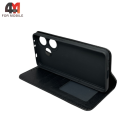 Чехол-книга для Xiaomi Poco F6 5G в бок, черного цвета