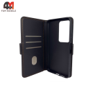 Чехол-книга для Xiaomi Redmi 15 шов, черного цвета, Case
