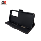 Чехол-книга для Xiaomi Redmi 15 шов, черного цвета, Case