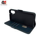 Чехол-книга для Samsung A07 шов, зеленого цвета, Case