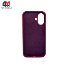 Чехол для iPhone 17 Silicone Case, 52 бордовый