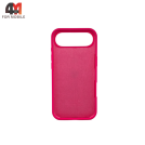 Чехол для iPhone 17 Air Silicone Case, 47 ярко-розовый