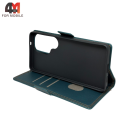 Чехол-книга для Samsung S26 Ultra шов, зеленого цвета, Case