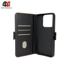 Чехол-книга для Honor X5B 4G/X5B Plus 4G/X6C шов, черного цвета, Case