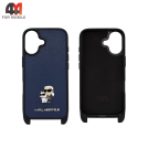 Чехол для iPhone 17 Karl Lagerfeld, синий