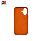 Чехол для iPhone 17 Leather Case Premium+MagSafe, Orange