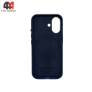 Чехол для iPhone 17 Leather Case Premium+MagSafe, Blue