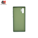 Чехол Samsung Note 10 Plus/Note 10 Pro Silicone Case, зеленого цвета