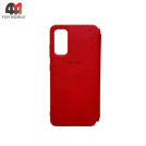 Чехол-книга для Samsung S20/S11 lite/S11e красного цвета, Leather Cover