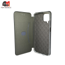 Чехол-книга для Samsung A12/M12 темно-синего цвета