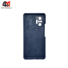 Чехол для Xiaomi Redmi Note 10 pro/Note 10 pro max Silicone Case, темно-синего цвета