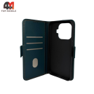Чехол-книга для Xiaomi Mi 17T Pro шов, зеленого цвета, Case