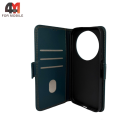 Чехол-книга для Huawei Nova 15 Max шов, зеленого цвета, Case