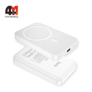 Power Bank MagSafe Hoco J109, 5000 mAh, белого цвета 