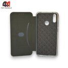 Чехол-книга для телефона Huawei Y7 2019 бордового цвета