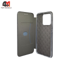 Чехол-книга для Xiaomi Poco C40/Redmi 10C бок ракушка, красного цвета