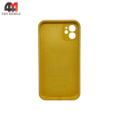 Чехол для Iphone 11 Silicone Case Squared, 4 янтарный