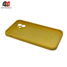 Чехол для Iphone 11 Silicone Case Squared, 4 янтарный