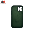 Чехол для Iphone 11 Pro Max Silicone Case Squared, 64 темно-еловый