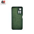 Чехол для Xiaomi Poco M4 Pro 5G/Redmi Note 11 5G Silicone Case, темно-зеленого цвета