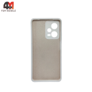 Чехол для Xiaomi Redmi Note 12 Pro 5G Silicone Case, белого цвета